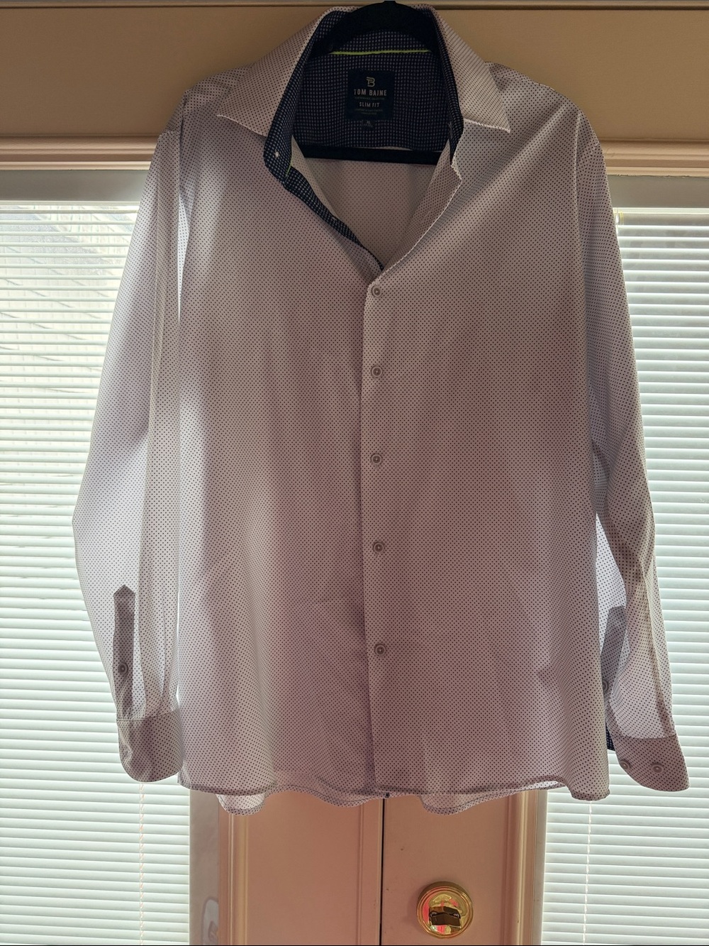 Tom Baine Performance Collection Wrinkle Free Dress Shirt XL